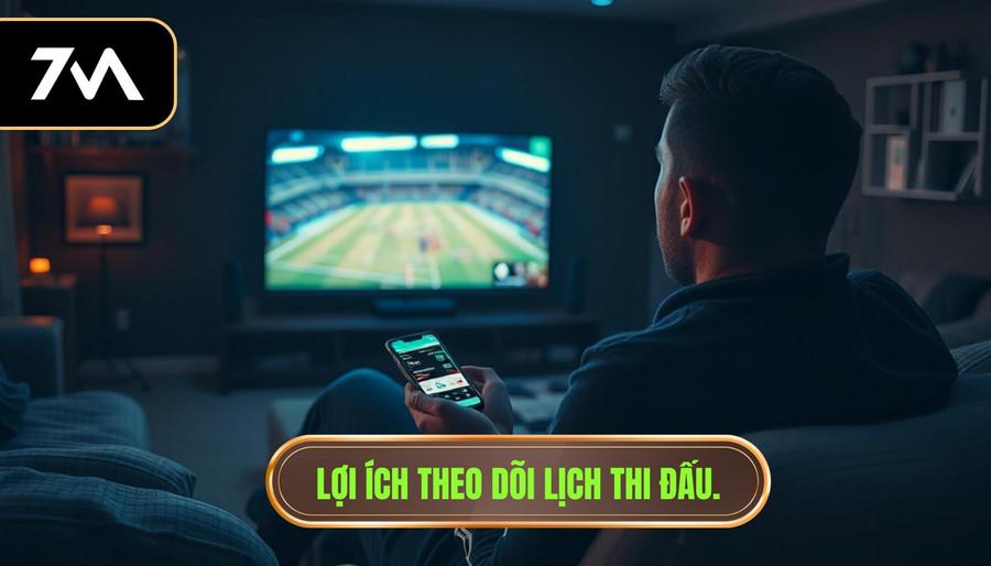 Lợi ích theo dõi lịch thi đấu.
